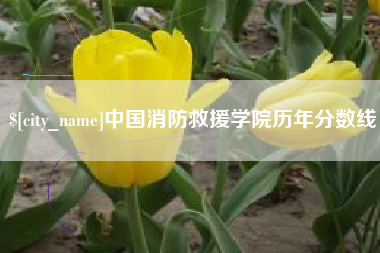 锡林郭勒中国消防救援学院历年分数线