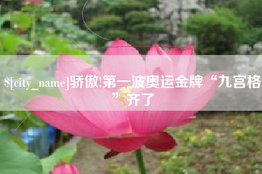 锡林郭勒骄傲!第一波奥运金牌“九宫格”齐了
