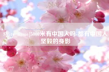 锡林郭勒5000米有中国人吗-都有中国人坚毅的身影
