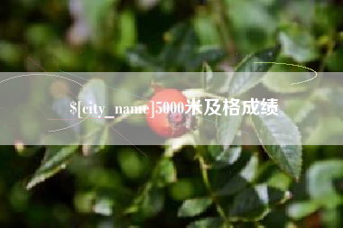 锡林郭勒5000米及格成绩