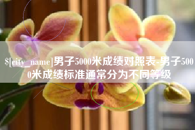 锡林郭勒男子5000米成绩对照表-男子5000米成绩标准通常分为不同等级