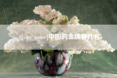 锡林郭勒中国的金牌有几名
