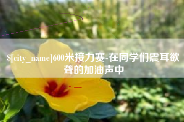 锡林郭勒600米接力赛-在同学们震耳欲聋的加油声中