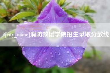 锡林郭勒消防救援学院招生录取分数线