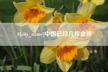 锡林郭勒中国已经几枚金牌