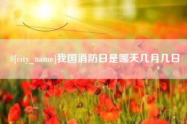 锡林郭勒我国消防日是哪天几月几日