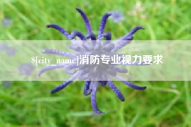 锡林郭勒消防专业视力要求