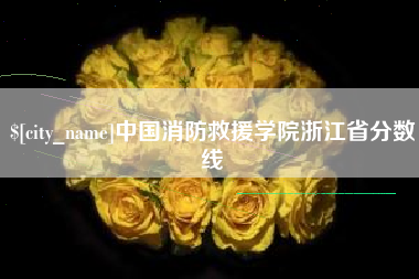 锡林郭勒中国消防救援学院浙江省分数线