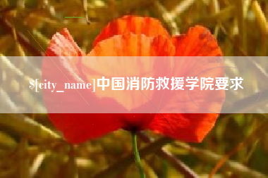 锡林郭勒中国消防救援学院要求