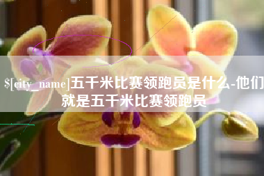锡林郭勒五千米比赛领跑员是什么-他们就是五千米比赛领跑员